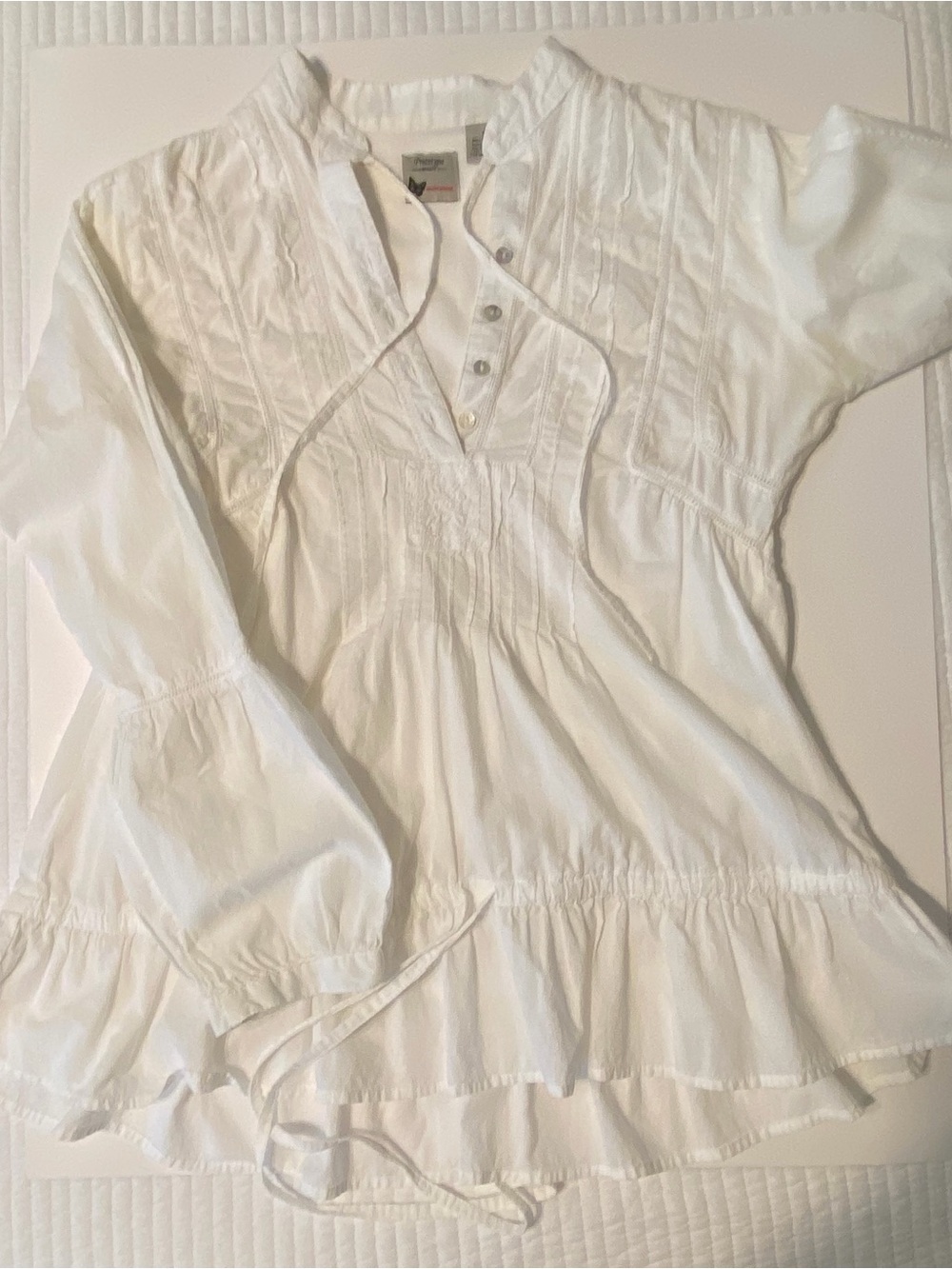 100% Cotton White Blouse - Prototype